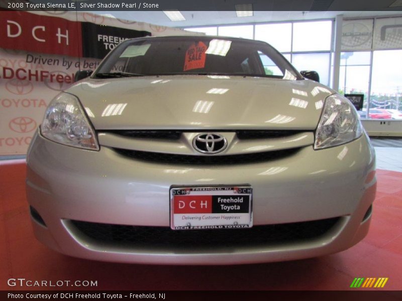Silver Shadow Pearl / Stone 2008 Toyota Sienna LE