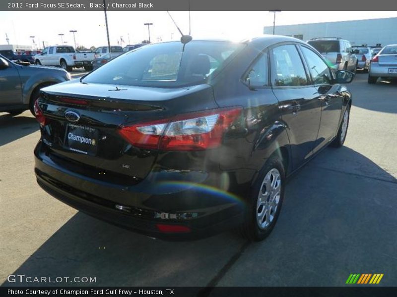Black / Charcoal Black 2012 Ford Focus SE Sedan