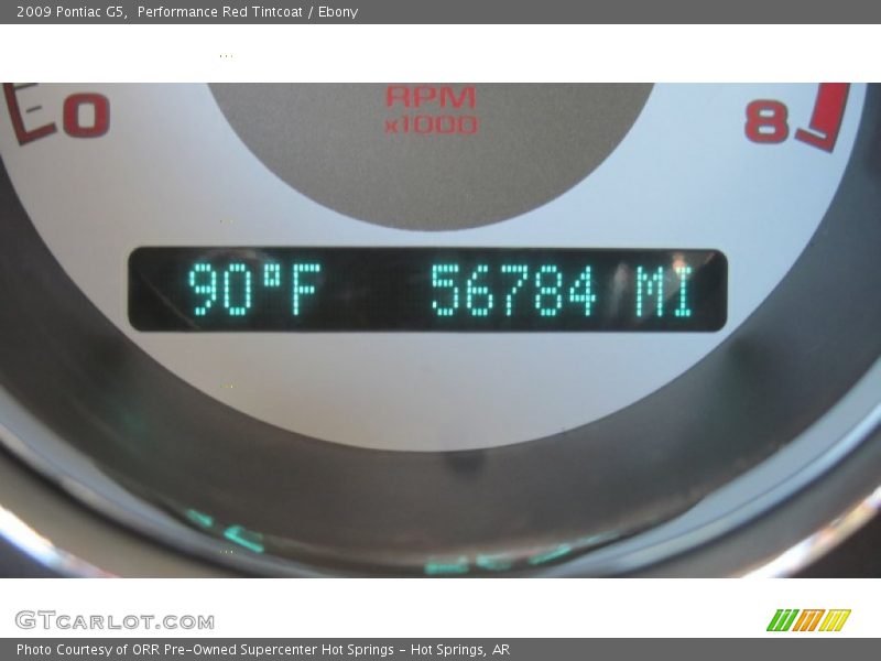 Performance Red Tintcoat / Ebony 2009 Pontiac G5