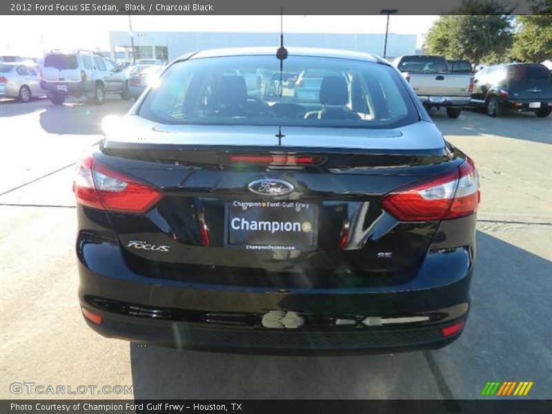 Black / Charcoal Black 2012 Ford Focus SE Sedan