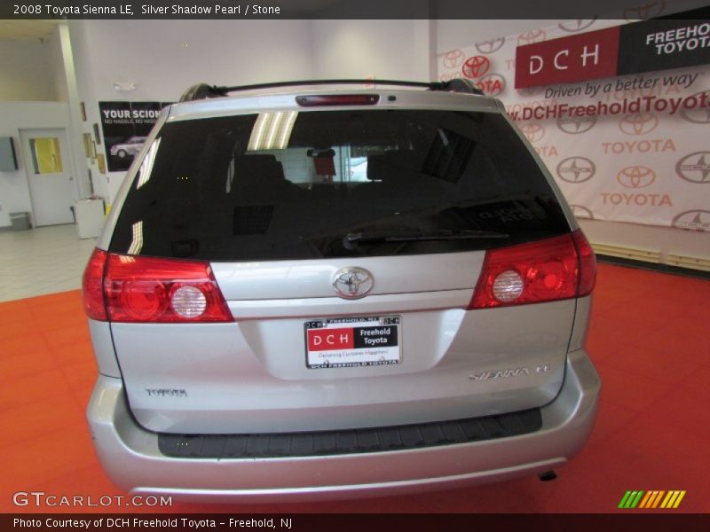 Silver Shadow Pearl / Stone 2008 Toyota Sienna LE