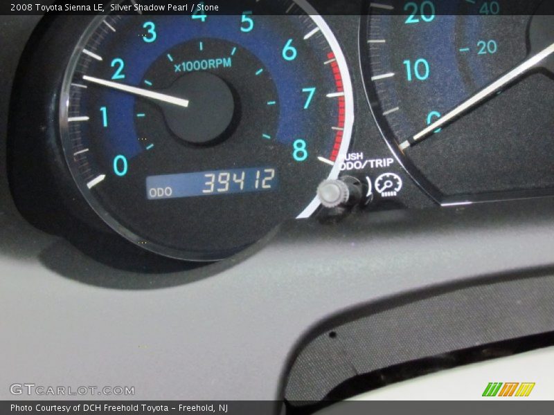 Silver Shadow Pearl / Stone 2008 Toyota Sienna LE