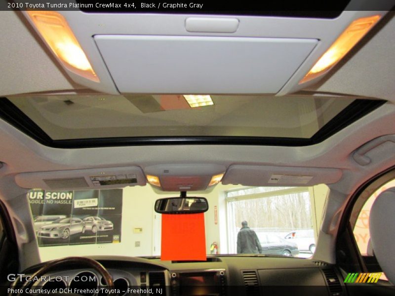 Black / Graphite Gray 2010 Toyota Tundra Platinum CrewMax 4x4