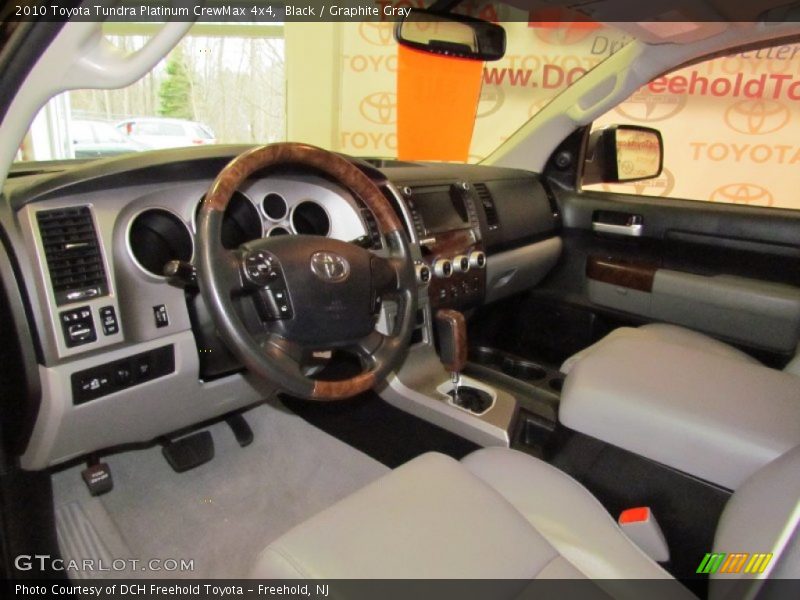 Black / Graphite Gray 2010 Toyota Tundra Platinum CrewMax 4x4