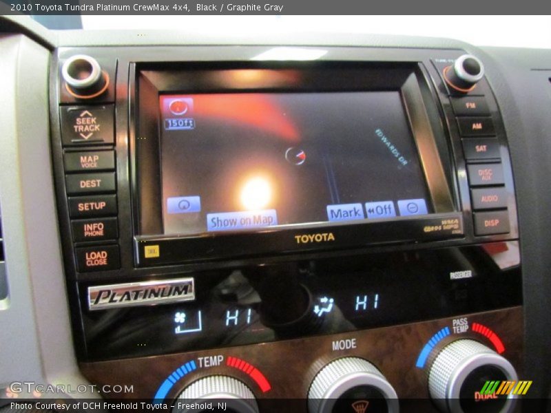 Black / Graphite Gray 2010 Toyota Tundra Platinum CrewMax 4x4