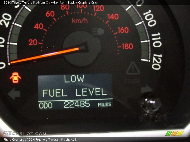 Black / Graphite Gray 2010 Toyota Tundra Platinum CrewMax 4x4