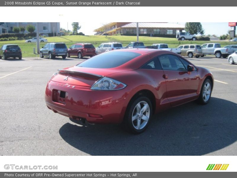 Sunset Orange Pearlescent / Dark Charcoal 2008 Mitsubishi Eclipse GS Coupe