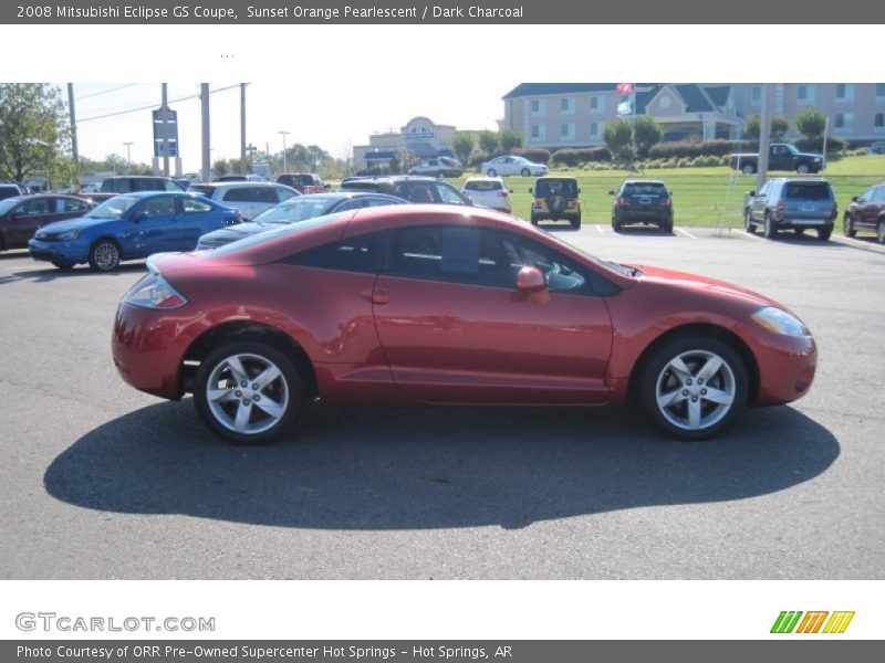 Sunset Orange Pearlescent / Dark Charcoal 2008 Mitsubishi Eclipse GS Coupe
