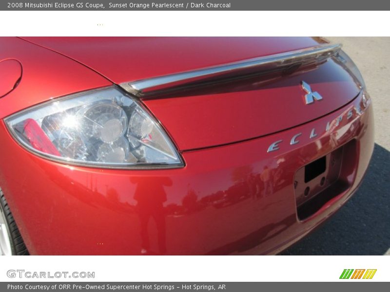 Sunset Orange Pearlescent / Dark Charcoal 2008 Mitsubishi Eclipse GS Coupe