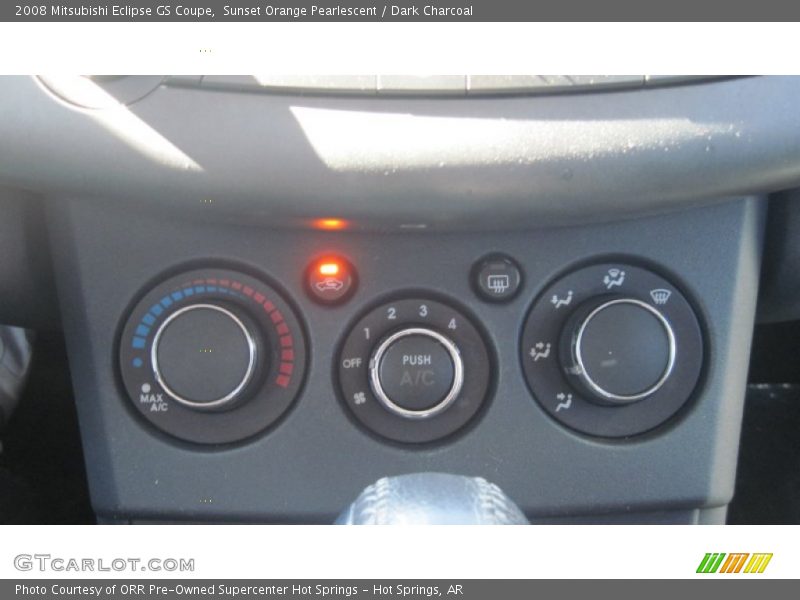 Sunset Orange Pearlescent / Dark Charcoal 2008 Mitsubishi Eclipse GS Coupe