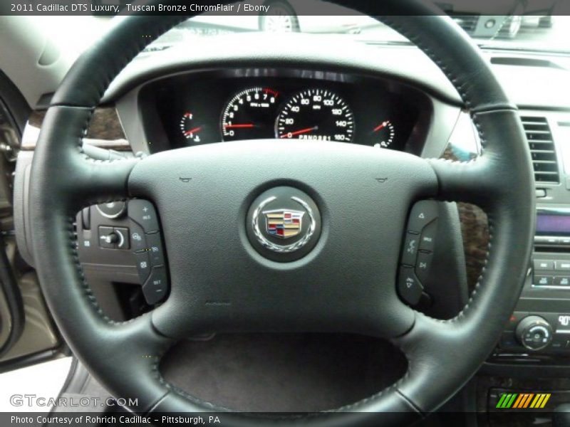 Tuscan Bronze ChromFlair / Ebony 2011 Cadillac DTS Luxury