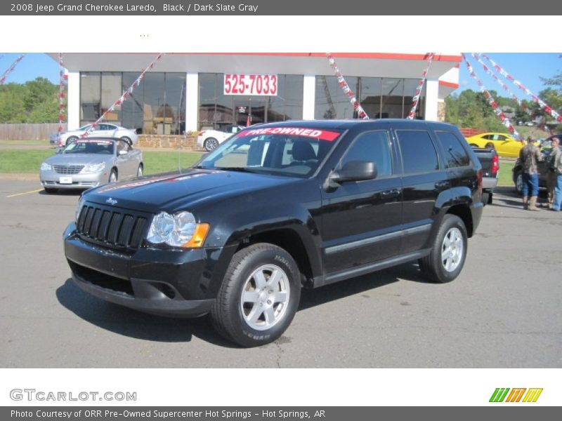 Black / Dark Slate Gray 2008 Jeep Grand Cherokee Laredo