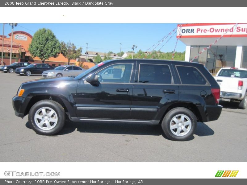 Black / Dark Slate Gray 2008 Jeep Grand Cherokee Laredo
