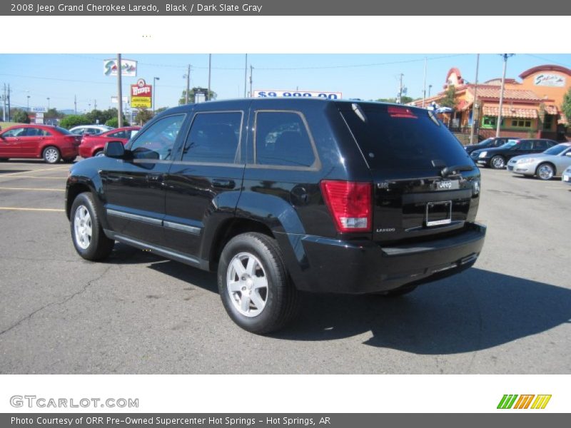 Black / Dark Slate Gray 2008 Jeep Grand Cherokee Laredo