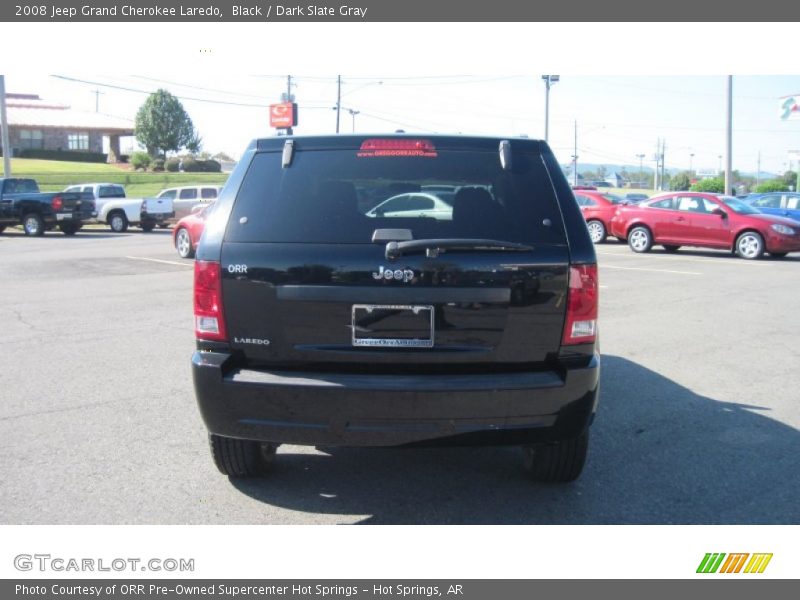 Black / Dark Slate Gray 2008 Jeep Grand Cherokee Laredo