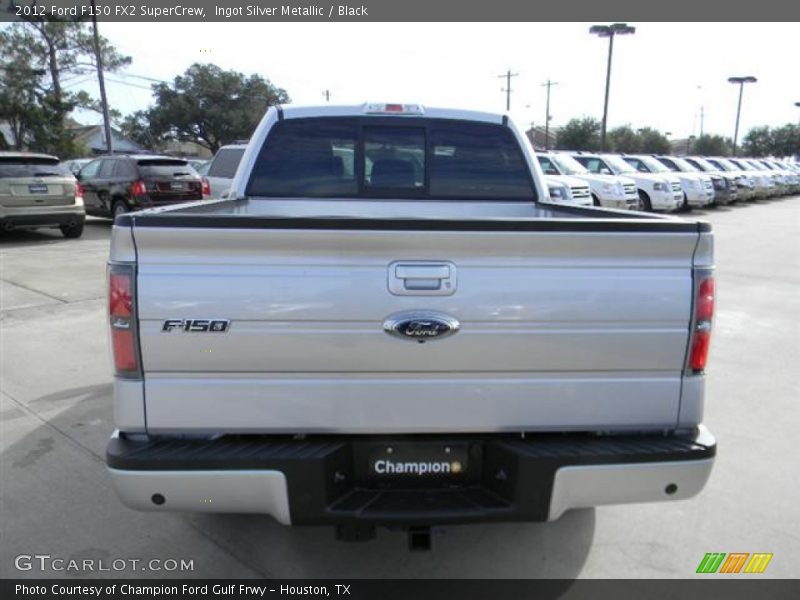 Ingot Silver Metallic / Black 2012 Ford F150 FX2 SuperCrew