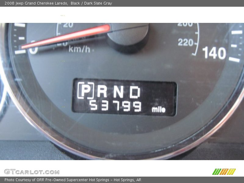 Black / Dark Slate Gray 2008 Jeep Grand Cherokee Laredo