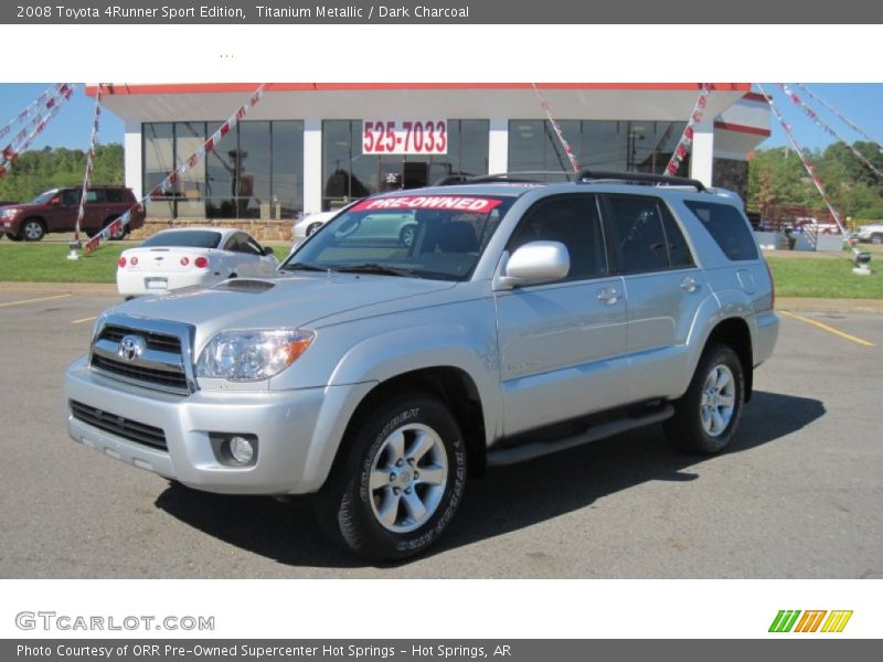 Titanium Metallic / Dark Charcoal 2008 Toyota 4Runner Sport Edition
