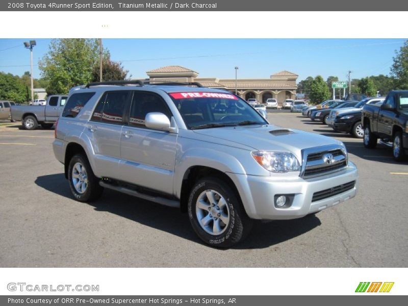 Titanium Metallic / Dark Charcoal 2008 Toyota 4Runner Sport Edition