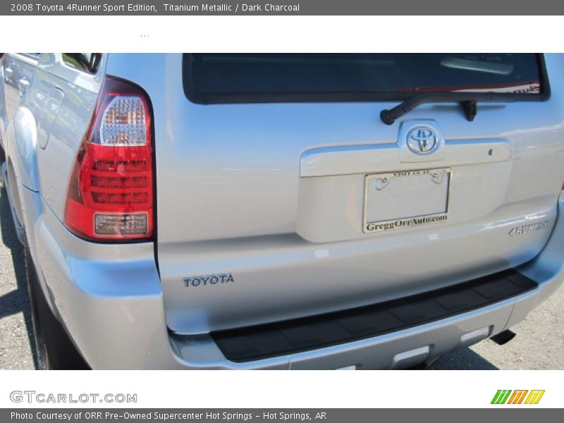 Titanium Metallic / Dark Charcoal 2008 Toyota 4Runner Sport Edition