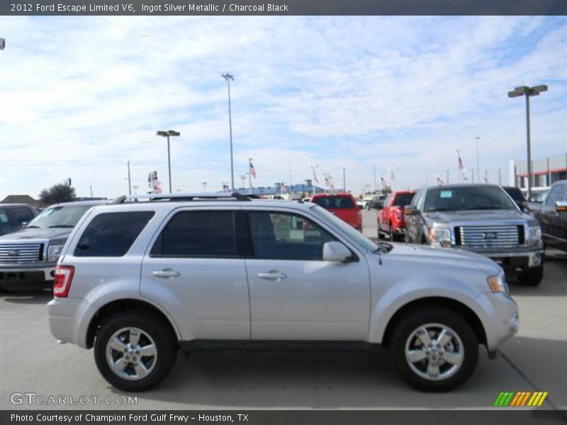 Ingot Silver Metallic / Charcoal Black 2012 Ford Escape Limited V6