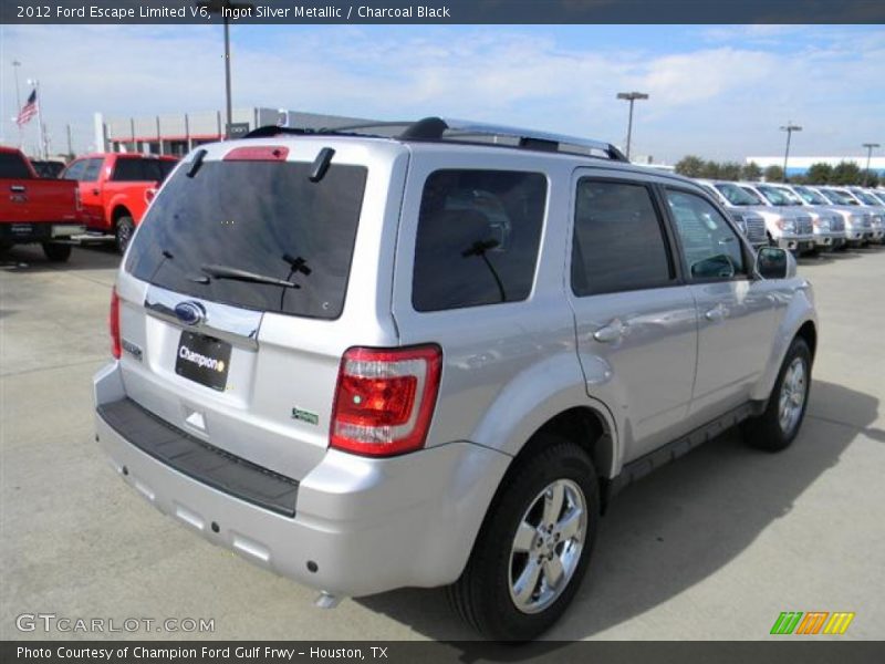 Ingot Silver Metallic / Charcoal Black 2012 Ford Escape Limited V6