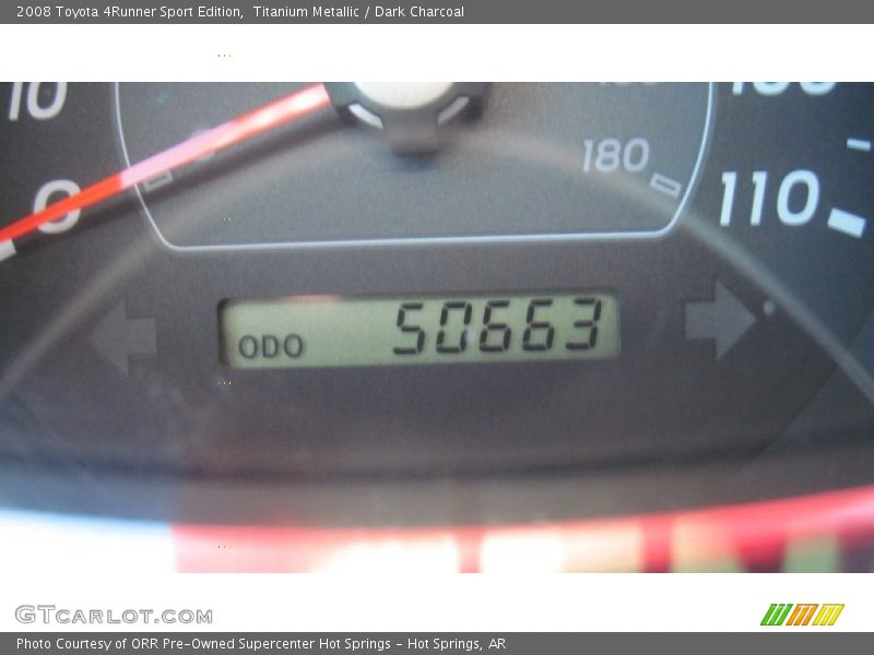 Titanium Metallic / Dark Charcoal 2008 Toyota 4Runner Sport Edition