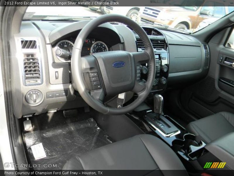 Ingot Silver Metallic / Charcoal Black 2012 Ford Escape Limited V6