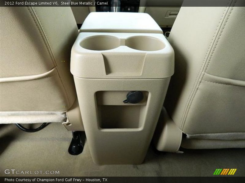 Steel Blue Metallic / Camel 2012 Ford Escape Limited V6