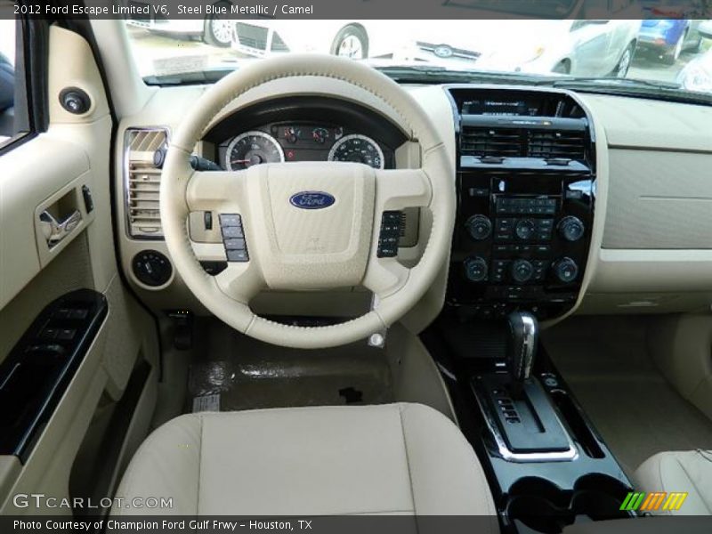 Dashboard of 2012 Escape Limited V6