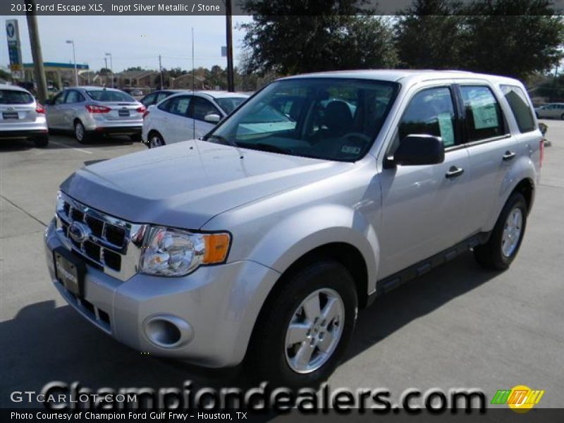 Ingot Silver Metallic / Stone 2012 Ford Escape XLS