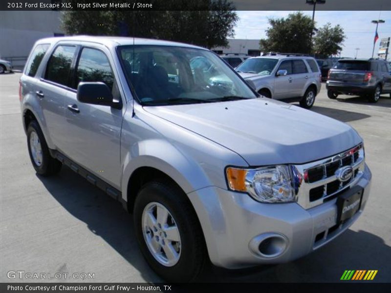 Ingot Silver Metallic / Stone 2012 Ford Escape XLS
