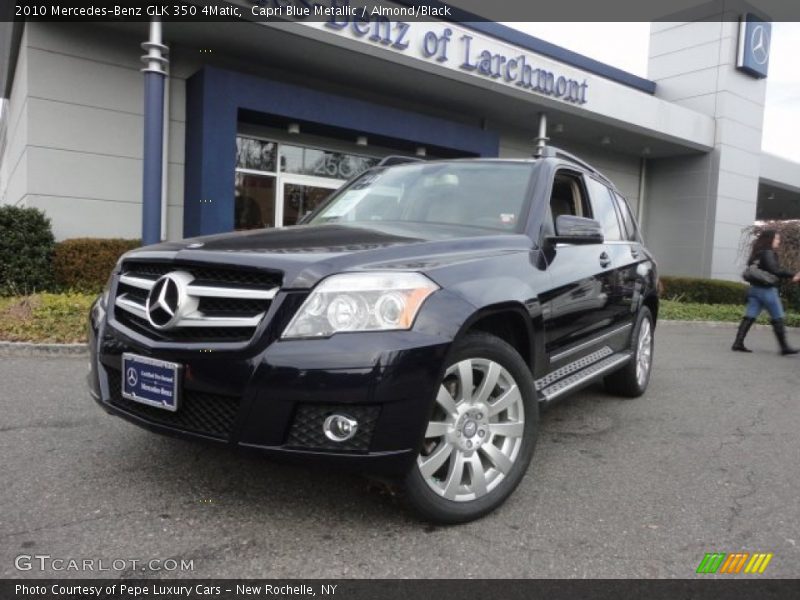 Capri Blue Metallic / Almond/Black 2010 Mercedes-Benz GLK 350 4Matic