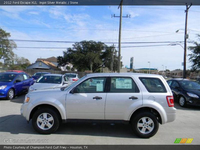Ingot Silver Metallic / Stone 2012 Ford Escape XLS