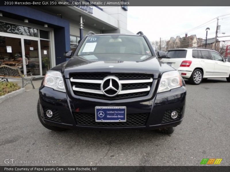 Capri Blue Metallic / Almond/Black 2010 Mercedes-Benz GLK 350 4Matic
