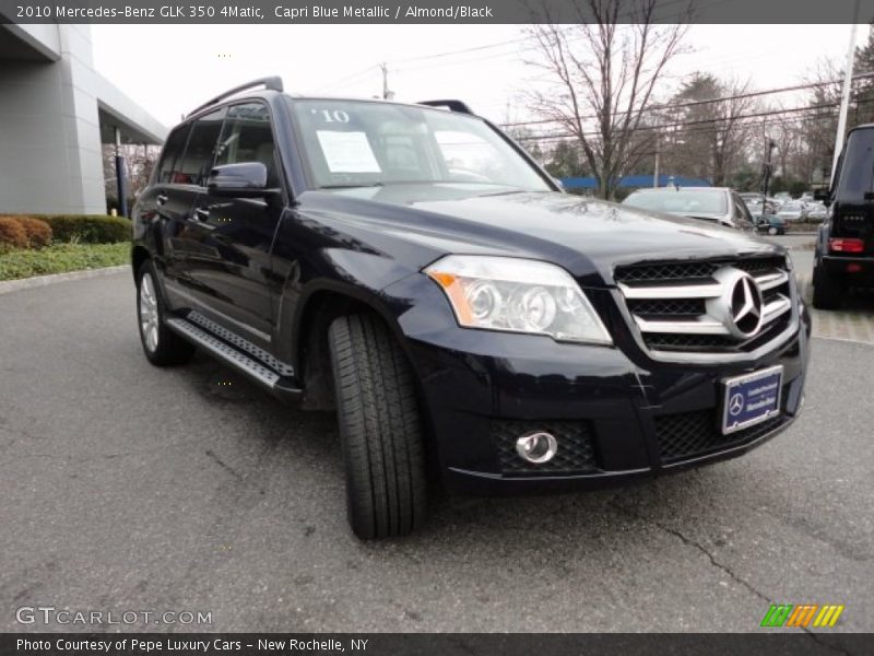 Capri Blue Metallic / Almond/Black 2010 Mercedes-Benz GLK 350 4Matic