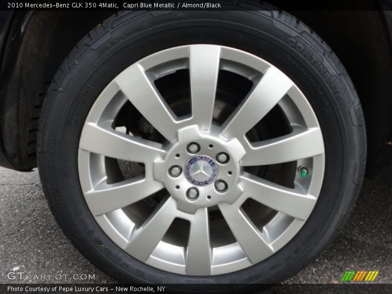 Capri Blue Metallic / Almond/Black 2010 Mercedes-Benz GLK 350 4Matic