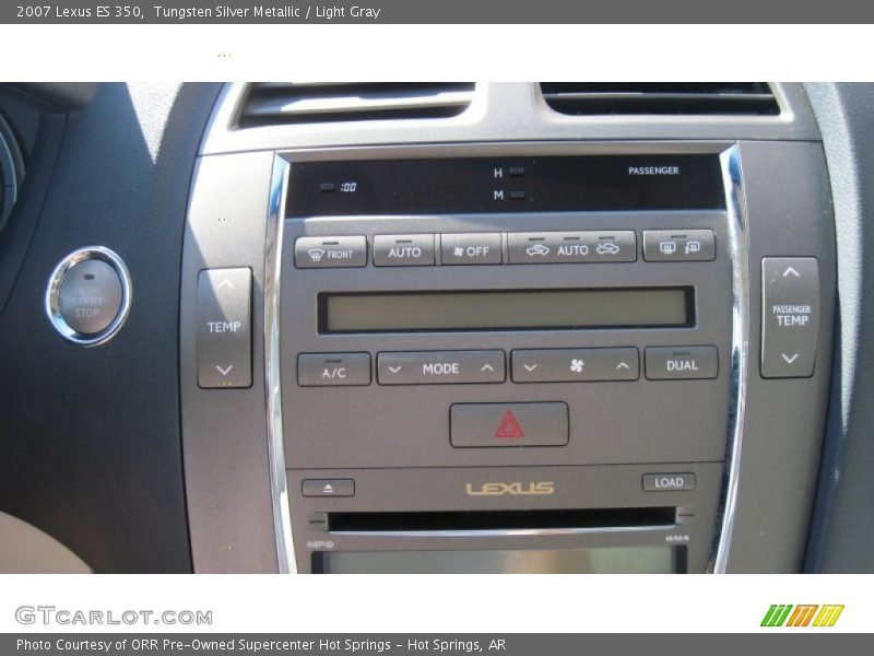 Tungsten Silver Metallic / Light Gray 2007 Lexus ES 350