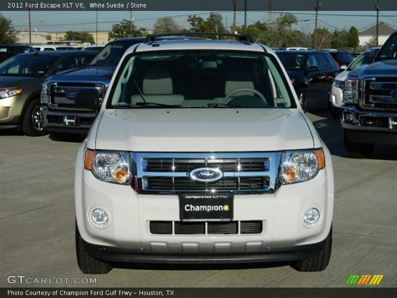 White Suede / Stone 2012 Ford Escape XLT V6
