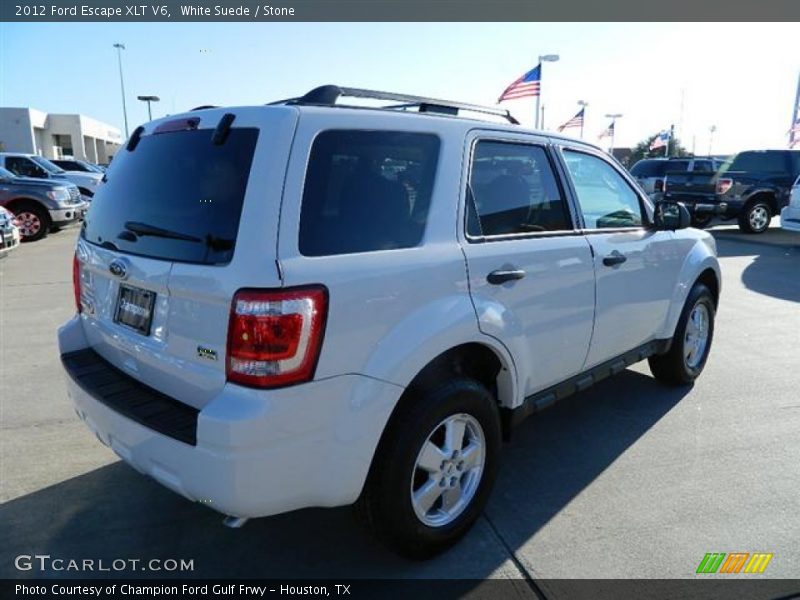 White Suede / Stone 2012 Ford Escape XLT V6