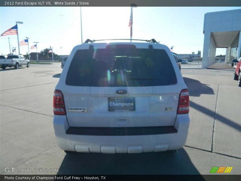White Suede / Stone 2012 Ford Escape XLT V6