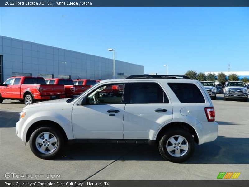 White Suede / Stone 2012 Ford Escape XLT V6