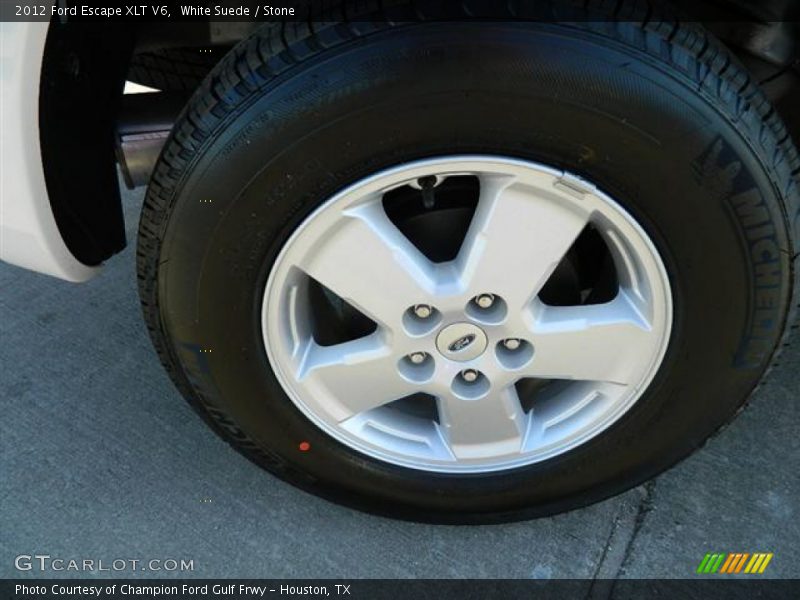 White Suede / Stone 2012 Ford Escape XLT V6