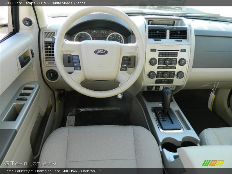 White Suede / Stone 2012 Ford Escape XLT V6