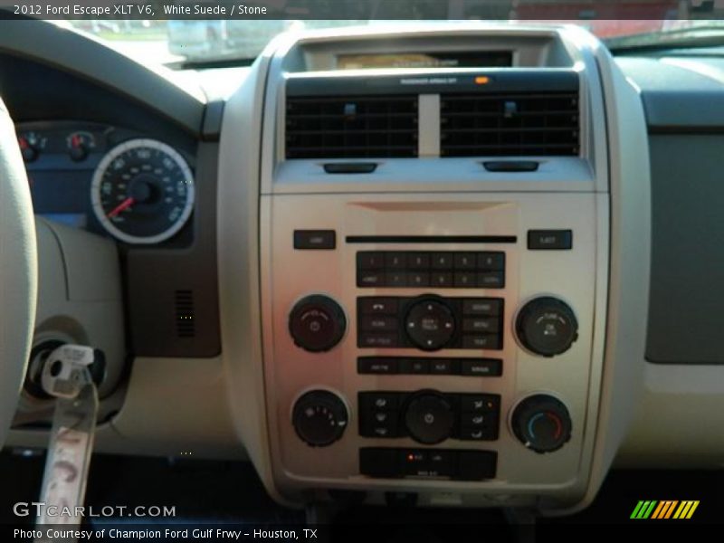 White Suede / Stone 2012 Ford Escape XLT V6