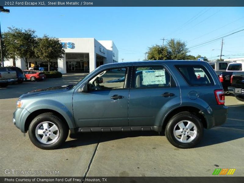 Steel Blue Metallic / Stone 2012 Ford Escape XLS