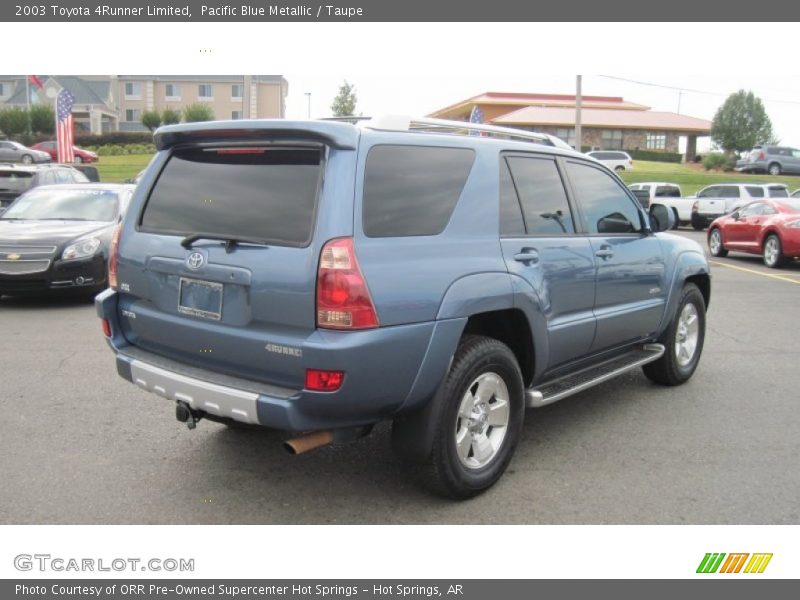 Pacific Blue Metallic / Taupe 2003 Toyota 4Runner Limited