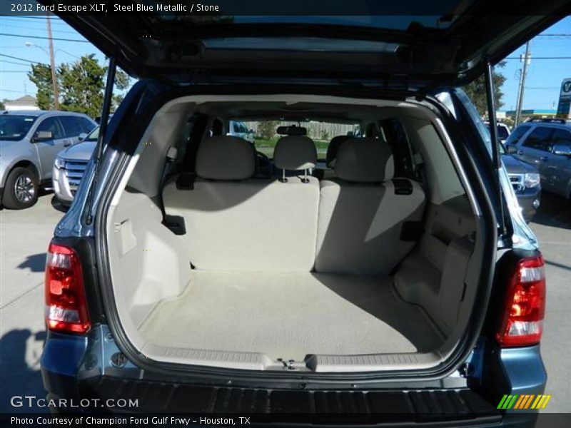 Steel Blue Metallic / Stone 2012 Ford Escape XLT