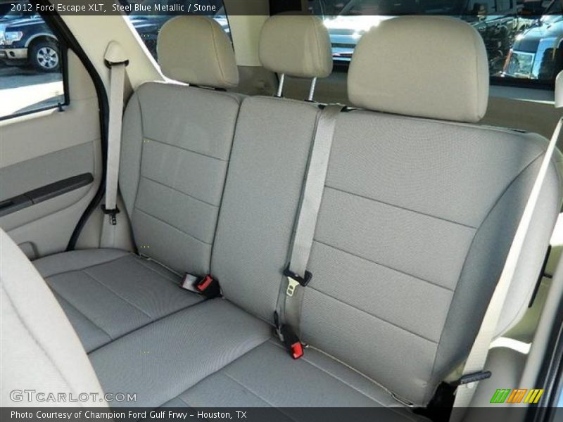 Steel Blue Metallic / Stone 2012 Ford Escape XLT