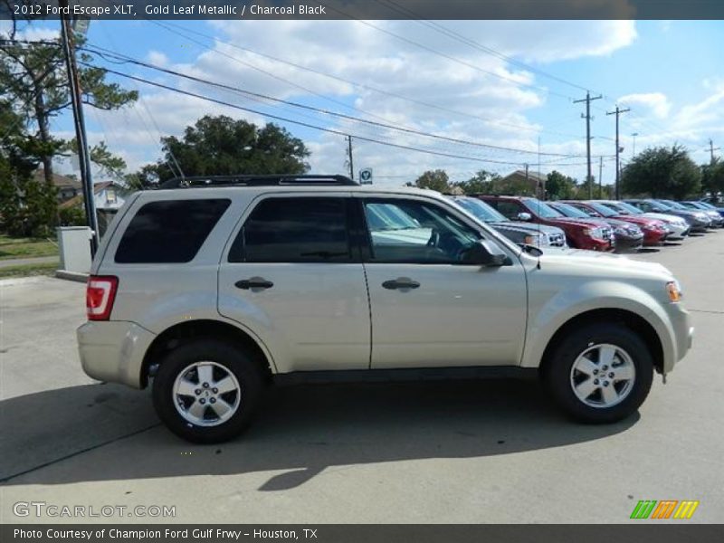 Gold Leaf Metallic / Charcoal Black 2012 Ford Escape XLT